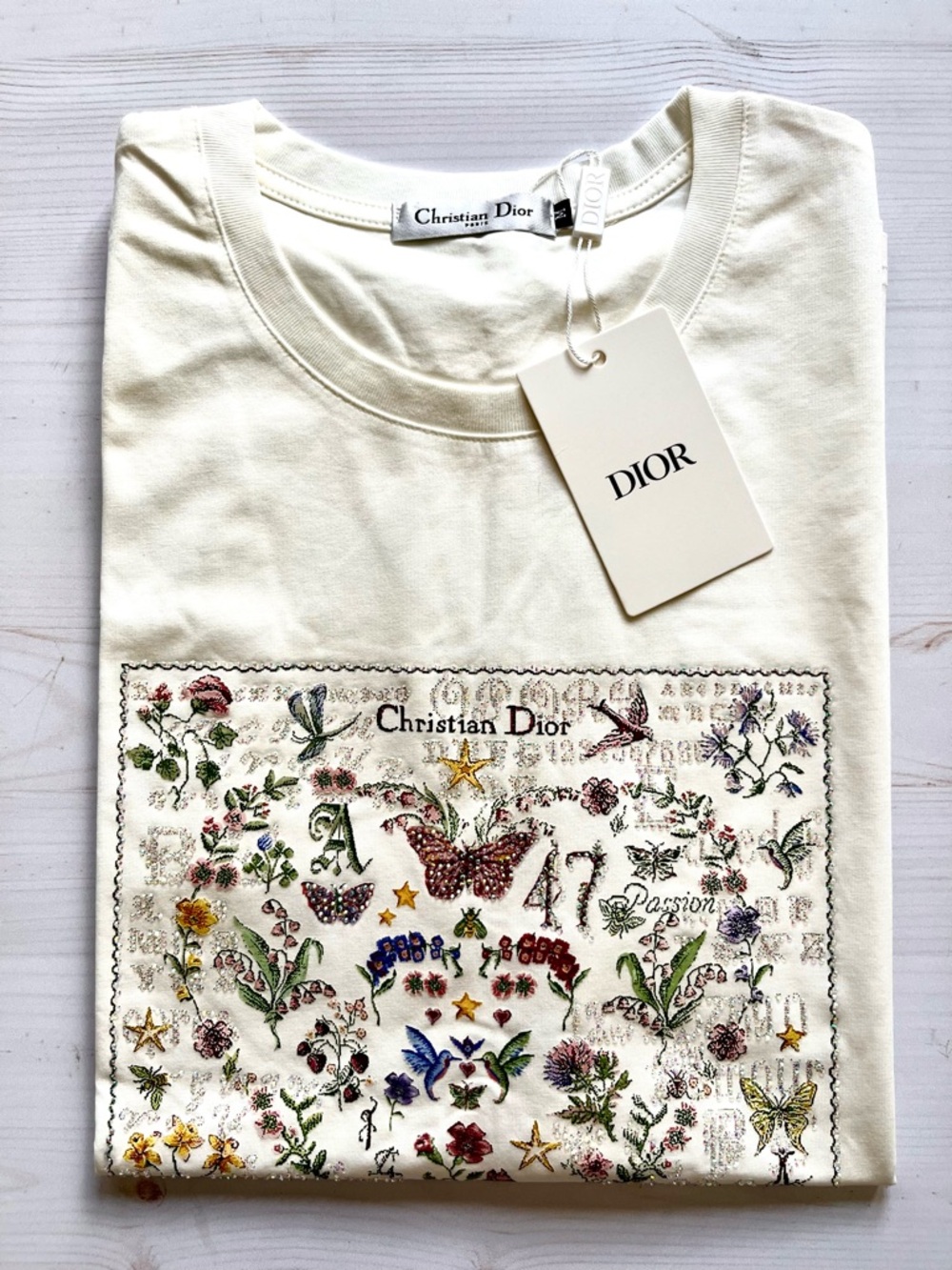 Inspired Floral- White T-shirt